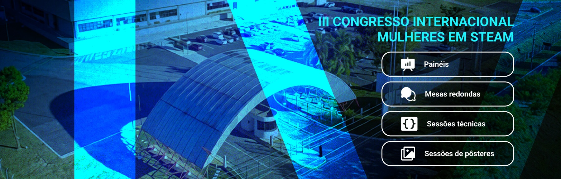 Promotional artwork for the 3rd International Congress on Women in STEAM